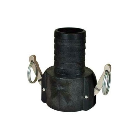 Apache 3" C Polypropylene Cam and Groove Coupler x Hose Shank 49030555